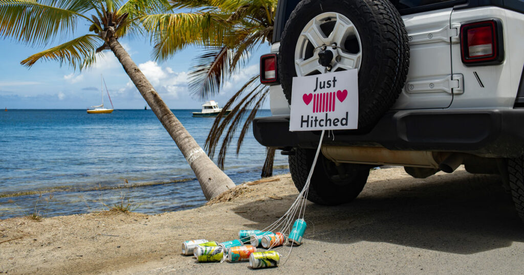 Just Hitched wedding photo shoot on St. Croix