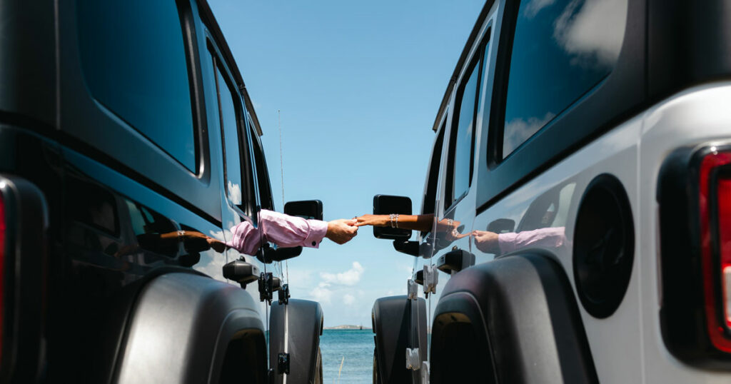 engagement photo shoot on St. Croix